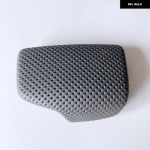 アウディ 黒パンチングレザーセレクターレバー ハンドル ギア シフト ノブハンドボールカバー A4 B9 A5 Q7 Q5 2016-19 - 1