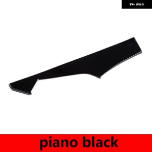 シボレー コルベット C7 2014-19 ABS マットブラックメインドライバーのインナードア パネル カバー ステッカー トリム ステッカー - Piano Black