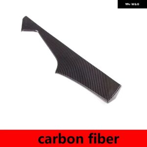 シボレー コルベット C7 2014-19 ABS マットブラックメインドライバーのインナードア パネル カバー ステッカー トリム ステッカー - carbon fiber