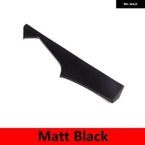 シボレー コルベット C7 2014-19 ABS マットブラックメインドライバーのインナードア パネル カバー ステッカー トリム ステッカー - Matt black