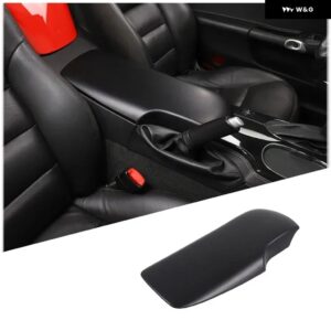 シボレー コルベット C6 2005-2013 ABS カーボン中央 制御 アームレスト ボックス カバー 飾るカーアクセサリー - Matte black