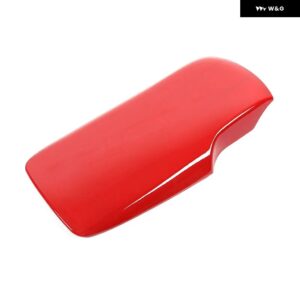 シボレー コルベット C6 2005-2013 ABS カーボン中央 制御 アームレスト ボックス カバー 飾るカーアクセサリー - red