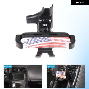 シボレー コルベット C6 2005-2013 ABS センター コンソール エア アウトレット 携帯電話ホルダー GPS ナビゲーションホルダー - Style C