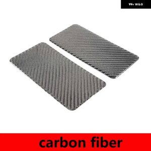 シボレー コルベット C6 2005-2013 ソフトカーボンサン バイザー パネル ハザードラベルバニティ ミラー トリム ステッカー ACCE - carbon fiber