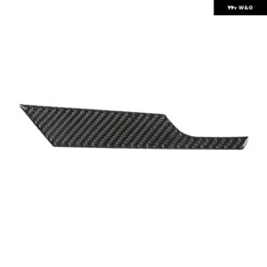 シボレー コルベット C6 2005-2013 ソフトカーボンフードサイド三角 パネル カバー トリム ステッカー カーアクセサリー - carbon fiber