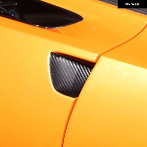 シボレー コルベット C7 2014-2019 PVC カーボン/黒 ドアハンドル ボウルカバー トリム ステッカー カーアクセサリー - Carbon Fiber