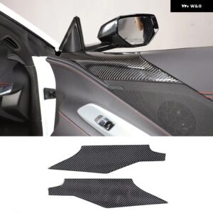 シボレー カーボンドアトップ パネル トリム キット カーパーツ飾る ステッカー カバー コルベット C8 スティングレイ Z51 Z06 202 - Style A