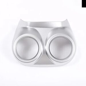 アルファロメオ リア 空調 ベント アウトレット フレーム カバー トリム STELVIO 2017-20 インテリア 飾るアクセサリー - Silver