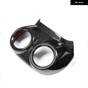 アルファロメオ リア 空調 ベント アウトレット フレーム カバー トリム STELVIO 2017-20 インテリア 飾るアクセサリー - carbon fiber