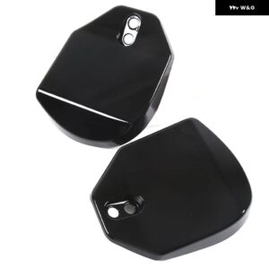 シボレー コルベット C8 2020-2023 リア衝撃吸収タワートップカバー 防水 キャップ - Glossy black