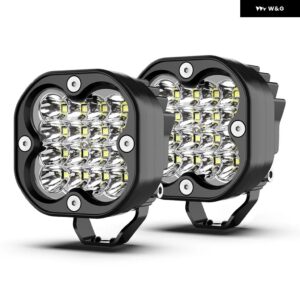 ジープ 3インチ 12V LED ワーク ライトバー スポットライト 4 4 オフロード LED ヘッドライト フォグランプ オートバイ トラック ATV - 3　inch　White　Lights
