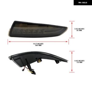 シボレー ユーロスモークフロント バンパー LED フェンダーサイド マーカーライト カマロ 1993-2002 ダイナミックウィンカー /DRL - Smoked F Side Marker