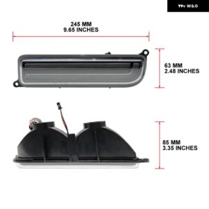 ジープ 1997-2001 チェロキー XJ LED フロント バンパー シーケンシャルウィンカー/ パーキング ライト ASSY キット - clear　lens