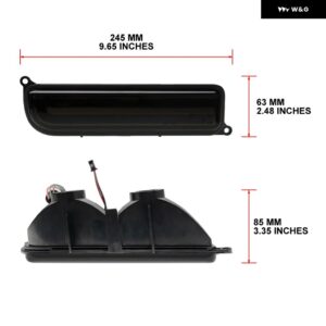 ジープ 1997-2001 チェロキー XJ LED フロント バンパー シーケンシャルウィンカー/ パーキング ライト ASSY キット - smoked　lens