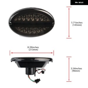 シボレー 4X ユーロスタイル スモーク LED テールブレーキストップ/ウインカー/ドライビング パーキング ライトアセンブリキット コルベット - Smoked Lens