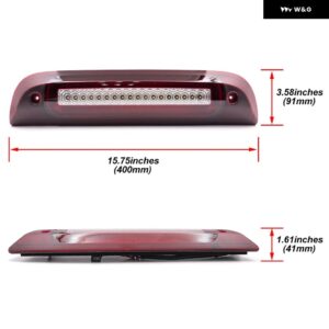 シボレー シルバラード GMC シエラ 1500 2500HD 3500HD 2014-2018 1500LD 2019 LED リアストロボ 3 - Red White