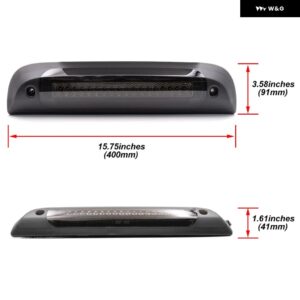 シボレー シルバラード GMC シエラ 1500 2500HD 3500HD 2014-2018 1500LD 2019 LED リアストロボ 3 - smoke