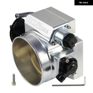 シボレー 102MM CNC ビレット スロットルボディ + TPS IAC + アダプター GM LS1 LS2 LS3 LS6 LS7 SX - Silver