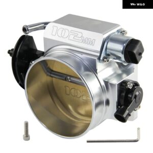 シボレー スロットルボディ 102MM CNC ビレット + TPS IAC ポジションセンサーキット GM GEN III LS1 LSX アル - Silver