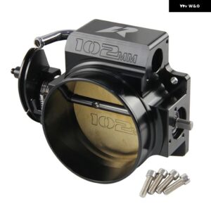 シボレー CNC ビレット スロットルボディ 102MM GM GEN III LS LSX V8 エンジン 4 ボルトケーブル アルミブラック/ - black
