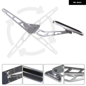 シボレー 汎用 ビレット スロットルペダルアルミ 2 パッド ガスホットストリートロッド フォード ホットロッド RAT モパー SBC BBC - Silver