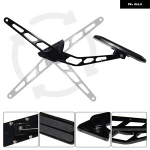 シボレー 汎用 ビレット スロットルペダルアルミ 2 パッド ガスホットストリートロッド フォード ホットロッド RAT モパー SBC BBC - black