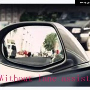 アウディ クロームマット交換リアビューバック ミラー カバー キャップ トリム A8 S8 D3 4E 2007 2008 2009 車モデリング - without lane assist