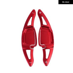 アウディ アルミ ステアリングホイール シフト パドルエクステンション RS3/RS5/RS6/RS7 2021-2024 E-TRON GT 2022-2024 自動車アクセサリー - Red