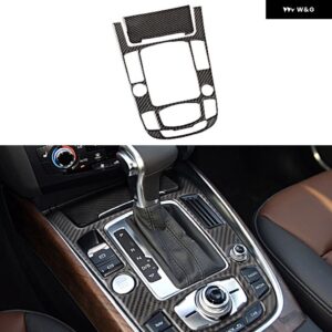 アウディ カーボンセンター コンソール ギア シフト パネル カバー トリム A4L A5 2009 - 2016 Q5 2010 - 2018 - E