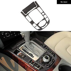 アウディ カーボンセンター コンソール ギア シフト パネル カバー トリム A4L A5 2009 - 2016 Q5 2010 - 2018 - G