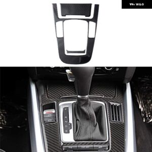 アウディ カーボンセンター コンソール ギア シフト パネル カバー トリム A4L A5 2009 - 2016 Q5 2010 - 2018 - A