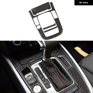 アウディ カーボンセンター コンソール ギア シフト パネル カバー トリム A4L A5 2009 - 2016 Q5 2010 - 2018 - C