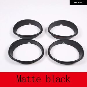 シボレー コルベット C6 2005-2013 ABS ブラック/リアテールランプ 装飾 リングアクセサリー - Matte black