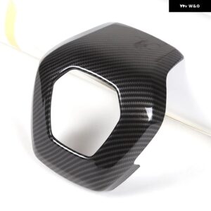 シボレー ABS カーボン コルベット C8 スティングレイ Z51 Z06 2020-2023 ステアリングホイール 外枠カバー インテリア ア - carbon fiber