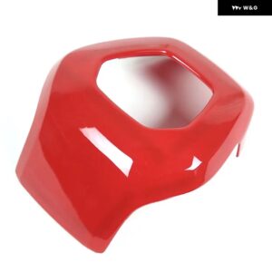 シボレー ABS カーボン コルベット C8 スティングレイ Z51 Z06 2020-2023 ステアリングホイール 外枠カバー インテリア ア - red