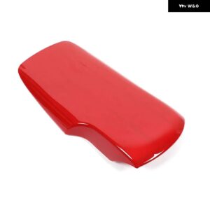 シボレー ABS カーボン/マットブラック コルベット C6 2005-2013 中央 アームレスト ボックス カバー カーアクセサリー - ABS Red