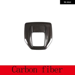 アルファロメオ ABS クローム/カーボン ジュリア STELVIO 2016-19 センター コンソール 装飾 フレーム トリム カーアクセサリー - Style B carbon fiber