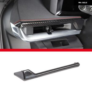 シボレー ABS カーボン コルベット C8 スティングレイ Z51 Z06 2020-2024 ダッシュボード コンソール カバー ステッカー - Style B
