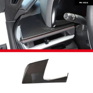 シボレー ABS カーボン コルベット C8 スティングレイ Z51 Z06 2020-2024 ダッシュボード コンソール カバー ステッカー - Style A
