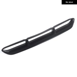 シボレー コルベット C6 2005-2013ABS カーボンフードフロントエアポート 装飾 フレーム カーアクセサリー - black