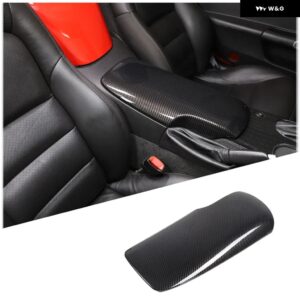 シボレー ABS カーボン コルベット C6 2005-2013 ガラスリフトフレーム アームレスト ボックス カバー ステッカー カーアクセサリ - 10