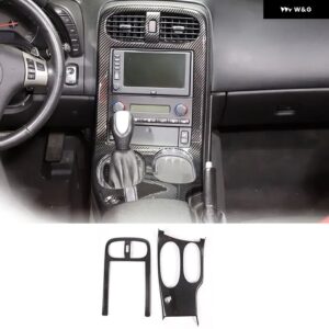 シボレー ABS カーボン コルベット C6 2005-2013 ガラスリフトフレーム アームレスト ボックス カバー ステッカー カーアクセサリ - 14