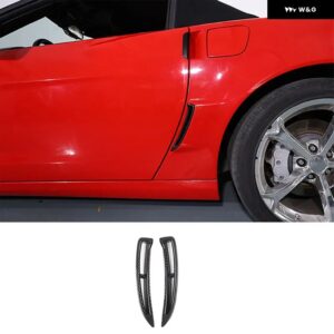 シボレー ABS カーボン コルベット C6 2005-2013 ガラスリフトフレーム アームレスト ボックス カバー ステッカー カーアクセサリ - 15