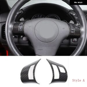 シボレー ABS カーボン コルベット C6 2005-2013 ガラスリフトフレーム アームレスト ボックス カバー ステッカー カーアクセサリ - 17 Style A