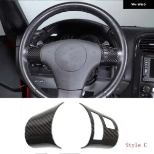 シボレー ABS カーボン コルベット C6 2005-2013 ガラスリフトフレーム アームレスト ボックス カバー ステッカー カーアクセサリ - 19 Style C