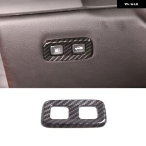 シボレー ABS カーボン コルベット C6 2005-2013 ガラスリフトフレーム アームレスト ボックス カバー ステッカー カーアクセサリ - 2