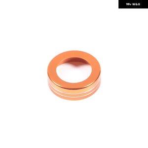 シボレー コルベット C7 2014-2019 合金 運転モードセレクターノブ 装飾 カバー トリム リング自動 - Orange