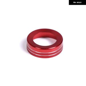 シボレー コルベット C7 2014-2019 合金 運転モードセレクターノブ 装飾 カバー トリム リング自動 - red