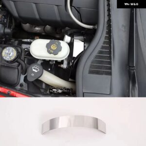 シボレー ステンレス コルベット C6 2004-2013 ボンネット コンパートメントブレーキオイルポットバッフル 装飾 カバー アクセサリー - style 6