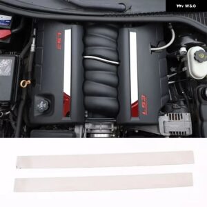 シボレー ステンレス コルベット C6 2004-2013 ボンネット コンパートメントブレーキオイルポットバッフル 装飾 カバー アクセサリー - Style 11